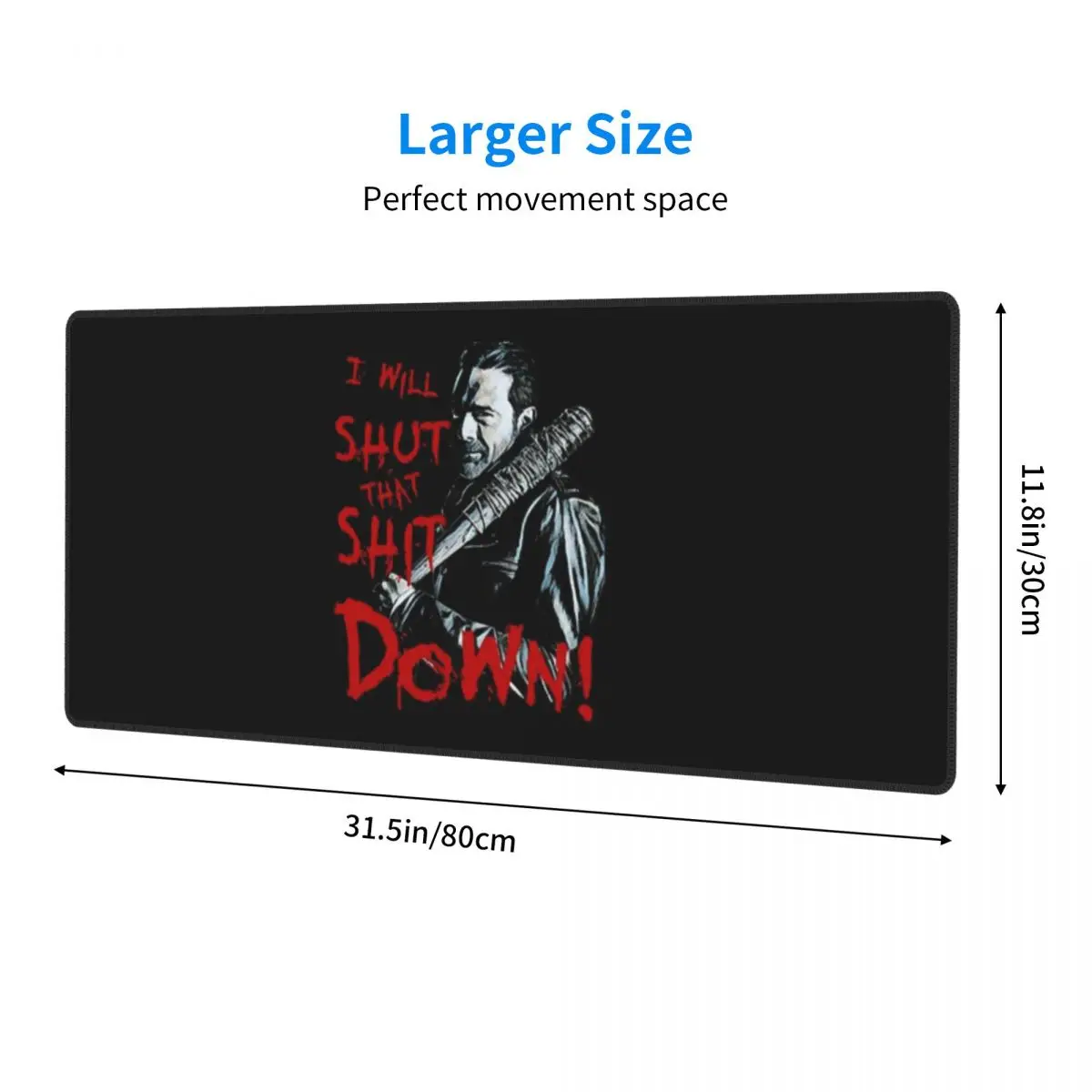 Negan Rubber Keyboard Pads