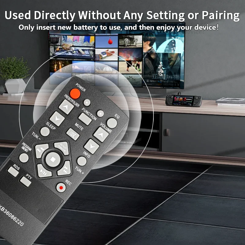 AKB36086220 For LG Remote Control Compatible With LG Soundbar System XA64 XA66 XA-64 XA-66 Replacement Controller