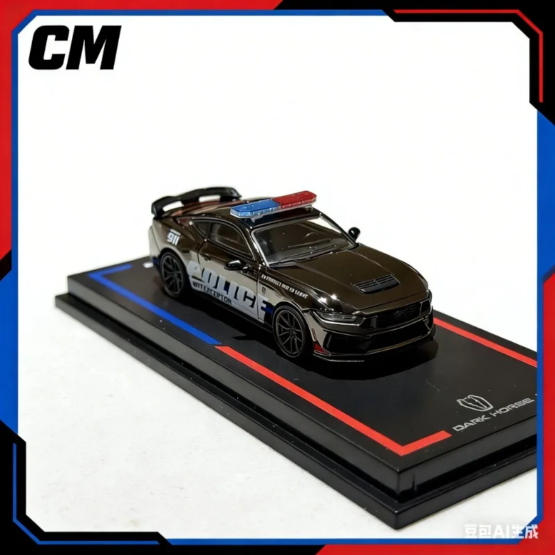 

CM Suzhou GTSHOW Exhibition Limited-edition CM Model - Ford Mustang Police Car Electroplated Special Edition Alloy Car Model