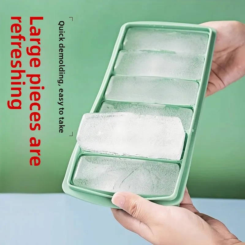 food-grade-silicone-ice-tray-long-bar-ice-maker-box-large-capacity-home-use-auxiliary-food-square-ice-tray-insulated-bag