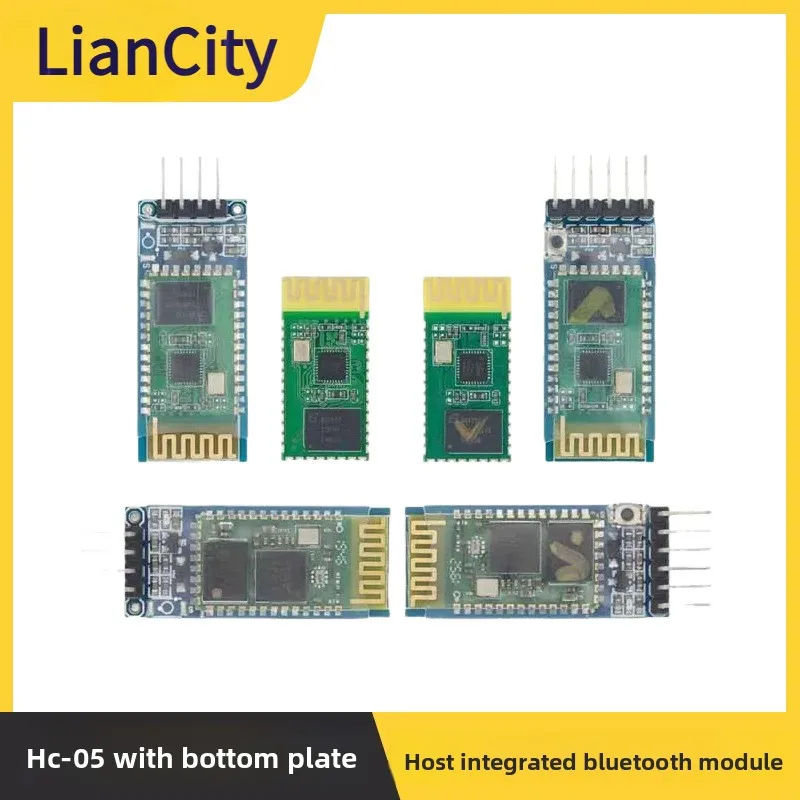 Master-Slave HC-05 Bluetooth Module, Integrated Base Board Design, Wireless Serial Communication Module