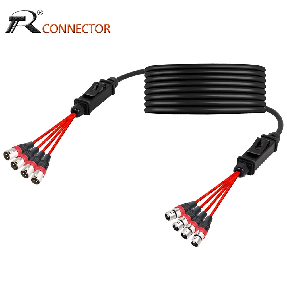 

3Pin XLR Male to Female Professional Multi-Media Signal Cable Balanced Audio Extension Cord for Mixers, IEM & Mic Systems