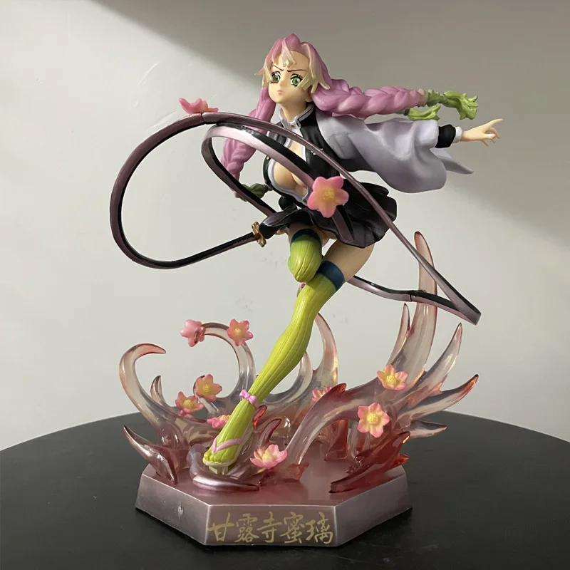 

Demon Slayer GK Mini Figure - Jiyu Miya - Love Column Ganluji Temple - Scene Statue - Anime Collectible Model - Birthday Gift