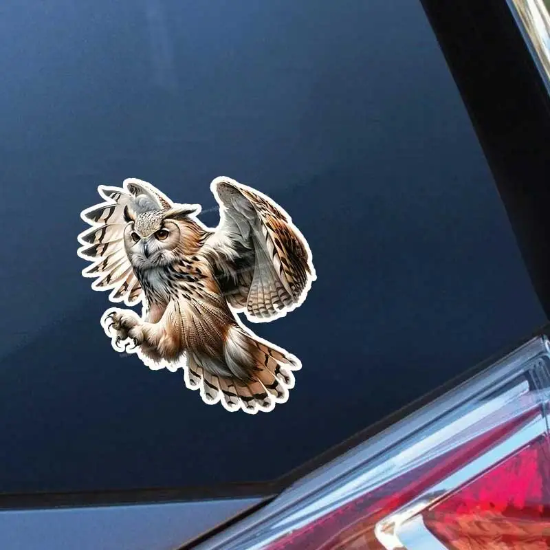 Owl Stickers for Cars Motorcycles Laptops - Durable Decals for Smooth Surfaces Q72