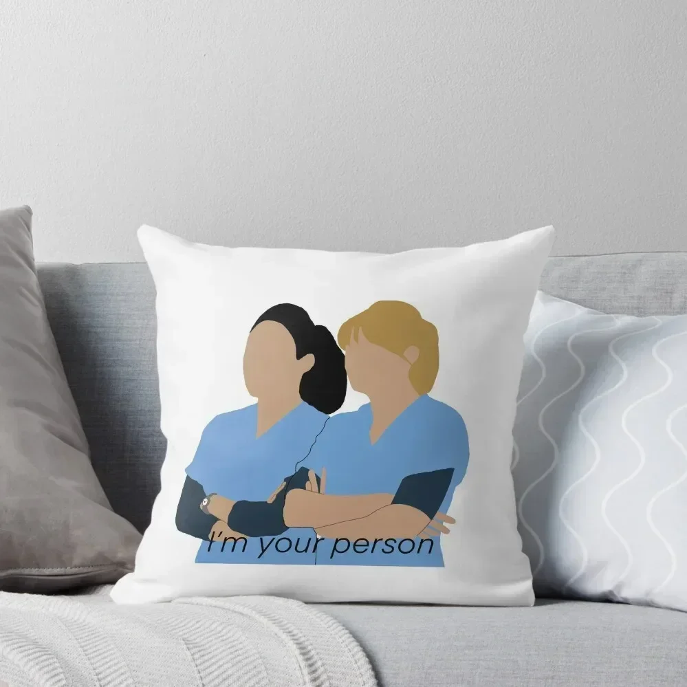 

I'm your person Throw Pillow Christmas Covers pillow cover christmas Cushions For Children Plaid Sofa pillow