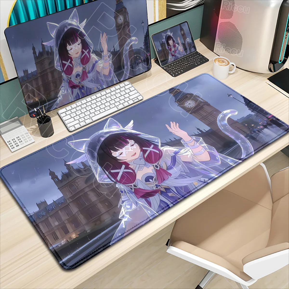 

New Columbina Durin Mousepad Game Accessories Anti Slip Mouse Pad 900x400 Base Suitable for E-sports Office and Home Decoration