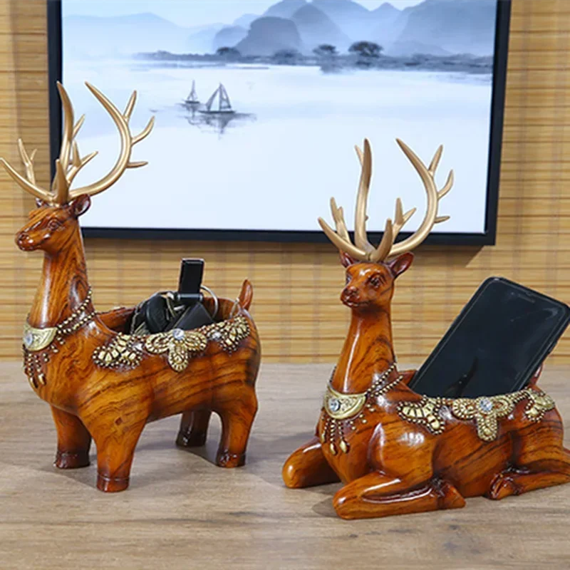 Home Decorations Resin Animal Ornaments Storage Box Ashtray Snack Plate Desktop Groceries Organizer Statue Crafts Ornaments