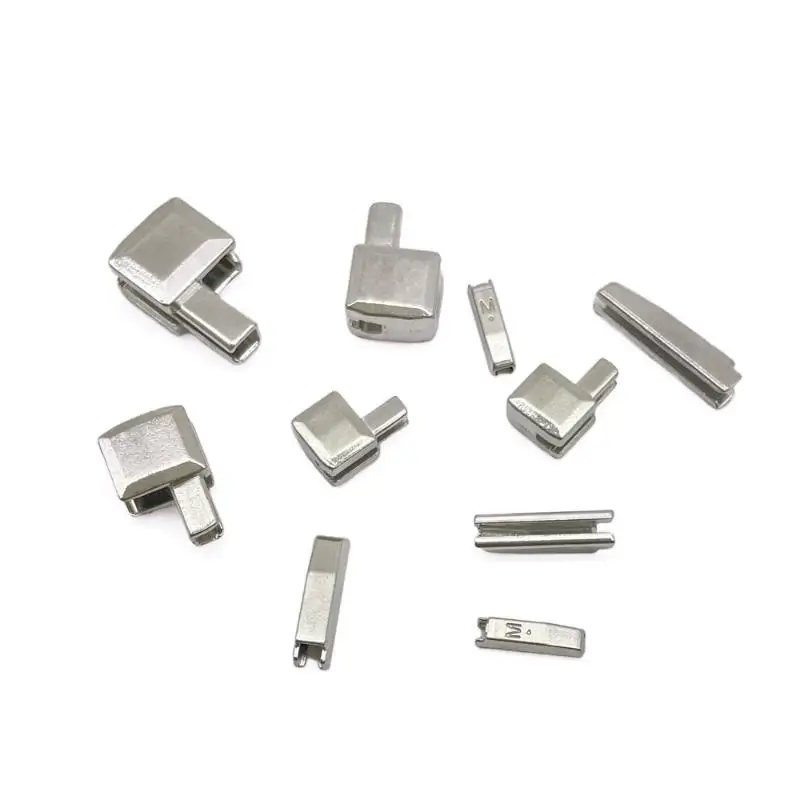 20-Piece Set Premium Metal Zipper Heads Gold Silver Bronze Black - Durable Smooth for DIY Clothing Luggage Repair 2030 image 5