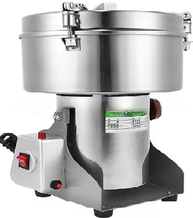 Heavy   Automatic Dry Chilli Sugar Salt Rice Spice Grinding Machine