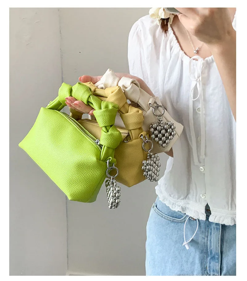 

Women's Crossbody Bag Versatile Luxury Light weight Casual Pure Color Handbag New Summer Soft Leather Pillow Bag