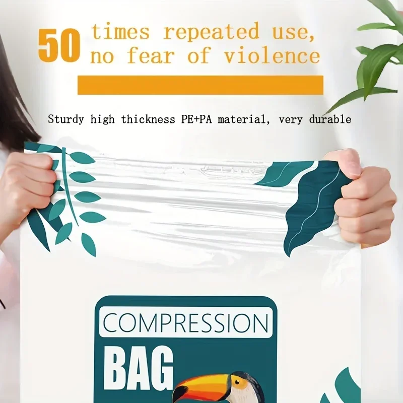 1/3/4/5/8 pcs Large Capacity Vacuum Compression Bag Blanket storage bag Dustproof Pouch Lightweight Clothes Bag For Travel