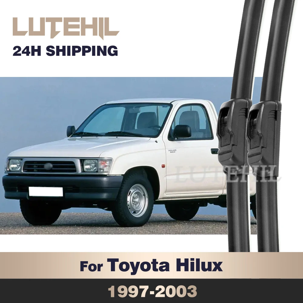 

For Toyota Hilux 1997-2003 1998 1999 2000 2001 2002 Wiper Front Wiper Blades Windshield Windscreen Window Brush 17"+17"