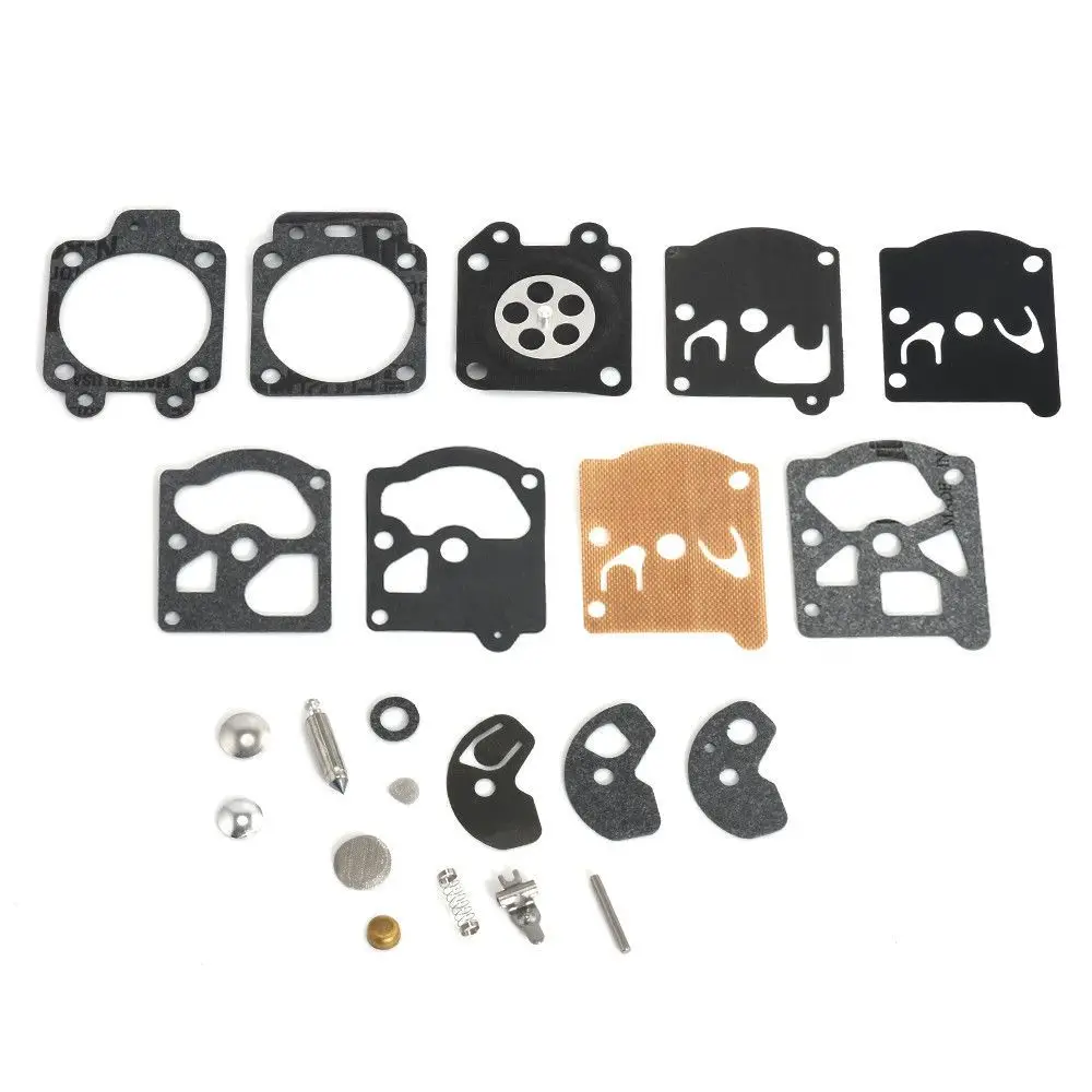 22PCS Gasket Needle K10-WAT WA / WT Brush Cutter Echo Chainsaw Repair Kit Gasket Carburetor Carb Diaphragm