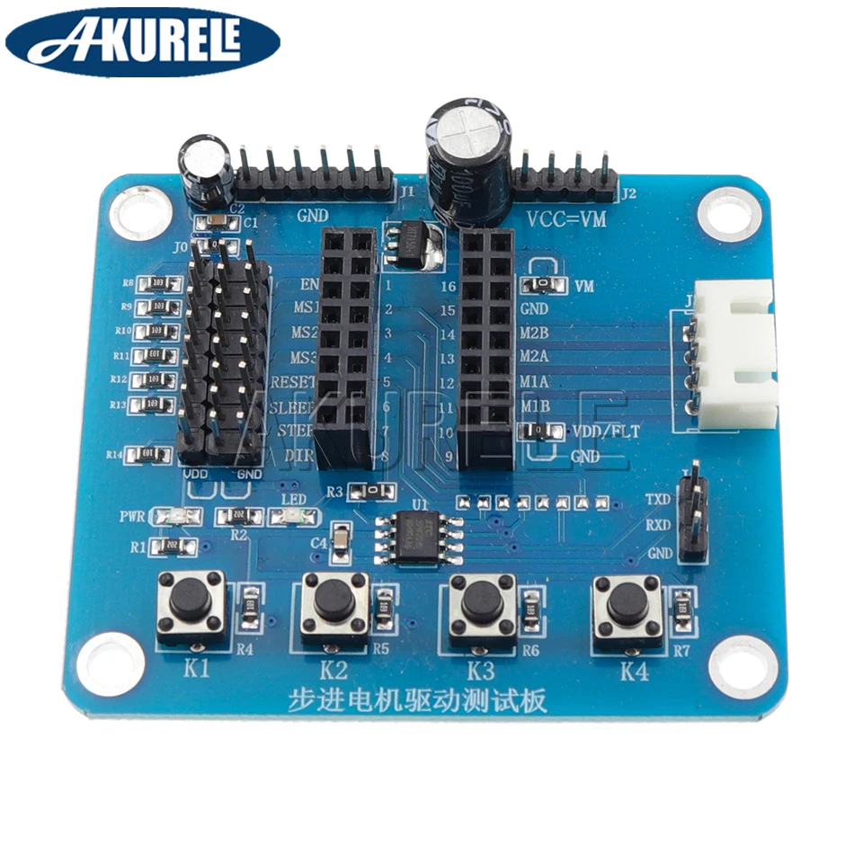 Stepper Motor Drive Module Test Frame Debugging Test Board Expansion Board Suitable For A4988 DRV8825 TMC2208 TMC2100 TMC2130