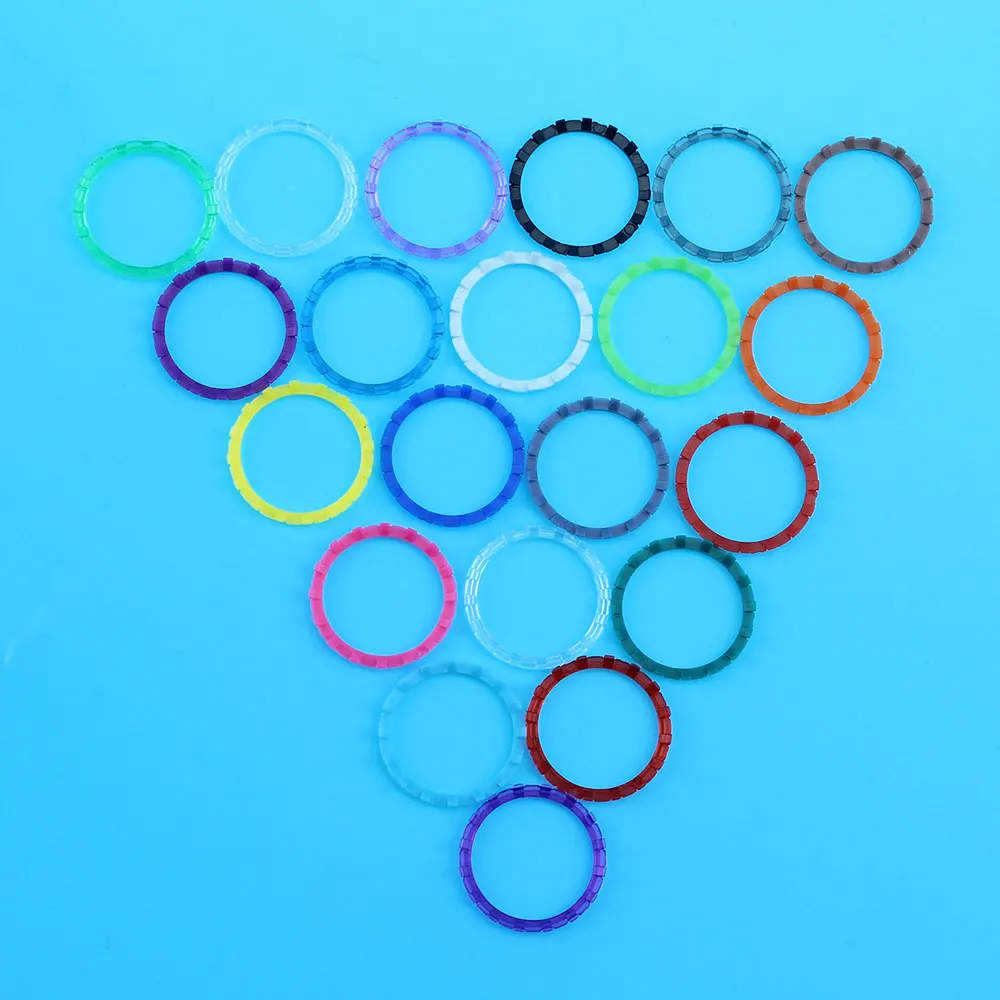 2 buah cincin plastik kualitas tinggi untuk PS5 Controller Gamepad Aksesori cincin stik jempol pengganti