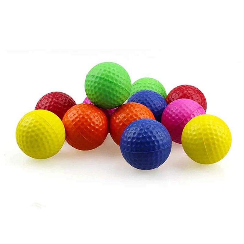 

1Pc Golf Ball 42MM Colorful Pu Foam Sponge Soft Ball Indoor Practice Ball Sport Exercise Golf Sponge Foam Balls