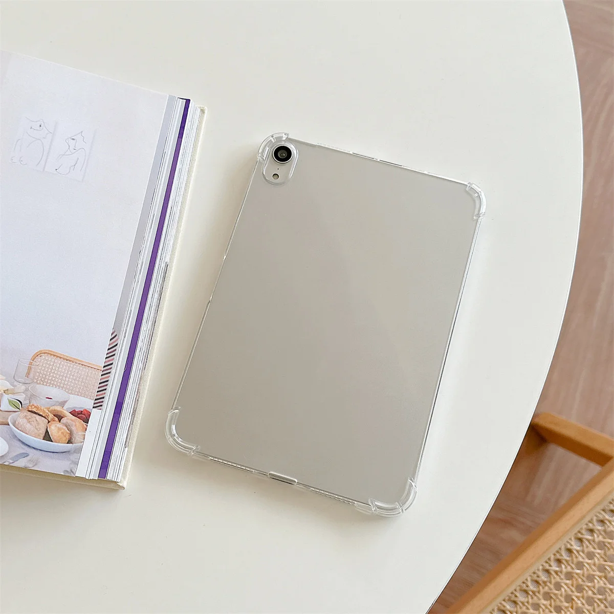 Simple And Transparent Four Corner Anti Fall For iPad Pro 13 11 M5 M4 M3 M2 Air 4 3 2 1 11th A16 10 9 8 5 6 Th Mini 7 6 Case