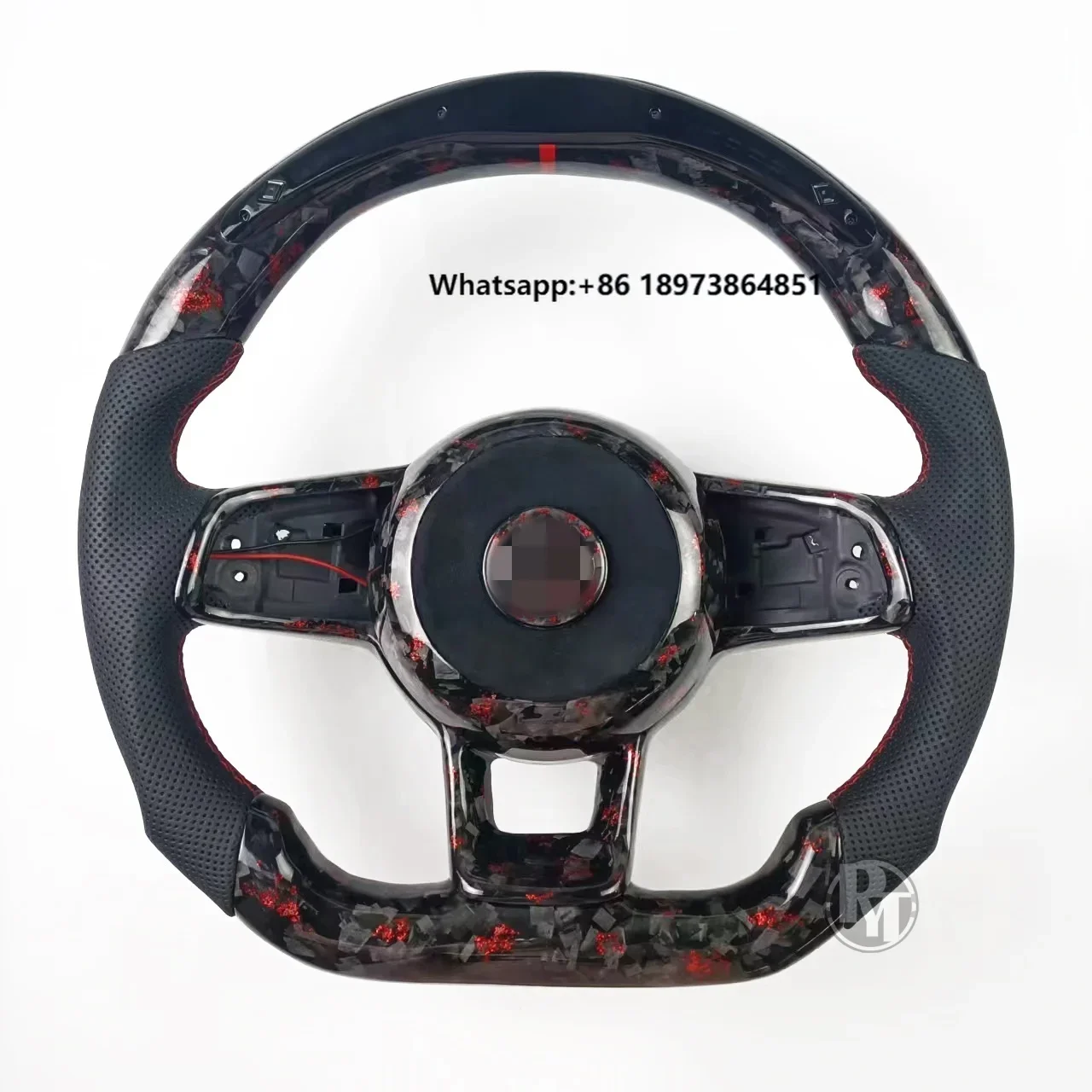 

Customized Car Parts Carbon Fiber Steering Wheel, Suitable for Golf R MK7 MK6 MK8 GTI GTL