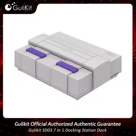 Gulikit 7 in 1 Docking Station SD03 Dock Set for Steam Deck/AYANEO/Switch/Switch Oled/ROG Ally consoles Game Console Accessories