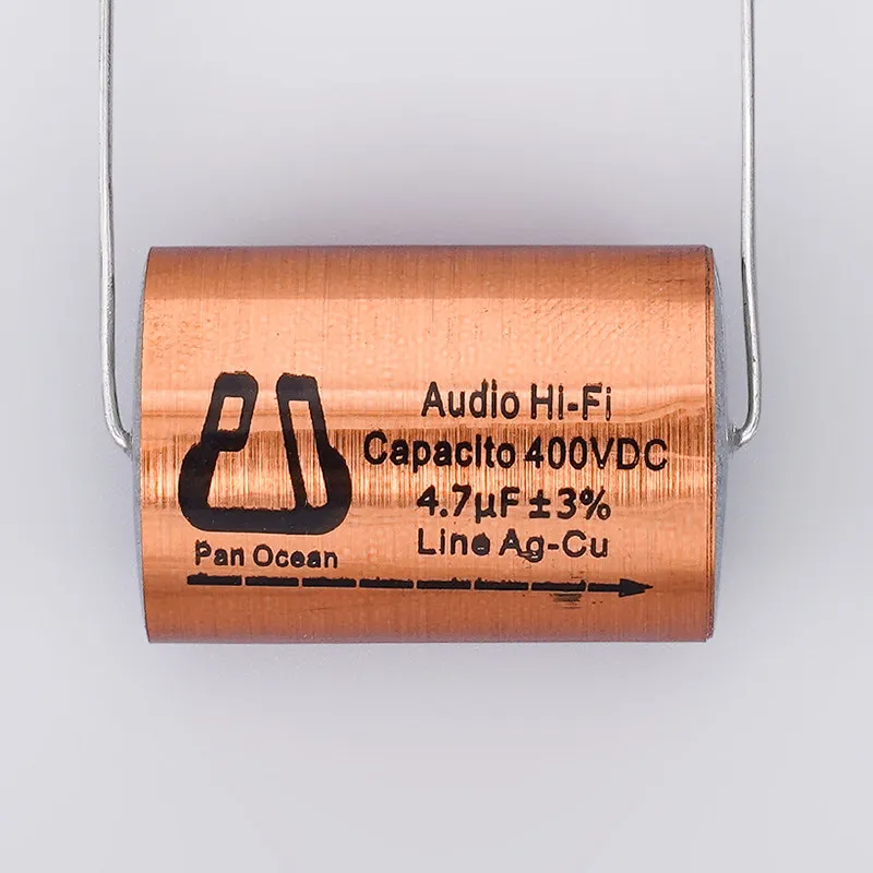 Free Shipping 2pcs/lot Hi-Fi capacitor Line Ag-Cu ±3% Tianji MKP Series Metallized polypropylene polar Audio