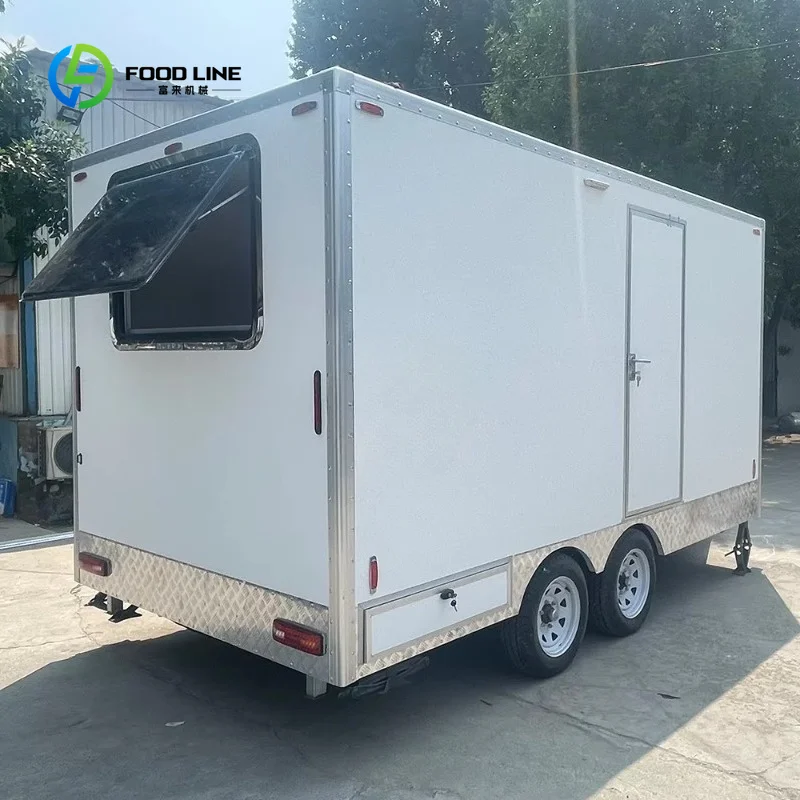 Customized Prefab Steel Mobile Office Field Hospital Medical Trailer Work Container Office Building Trailer