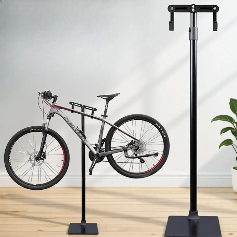 Floor-standing road bike parking rack, bicycle hanger, indoor support fixed vertical mountain bike bracket display