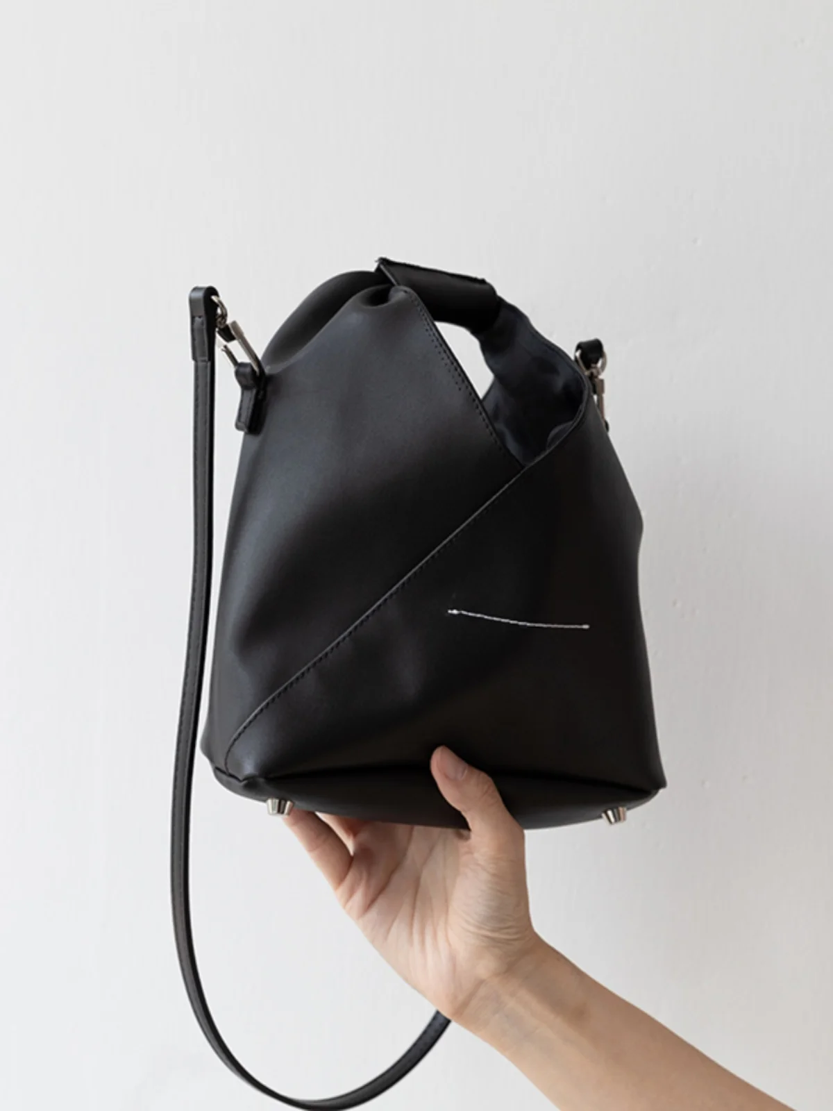 

MM crossbody bag niche fashion designer texture