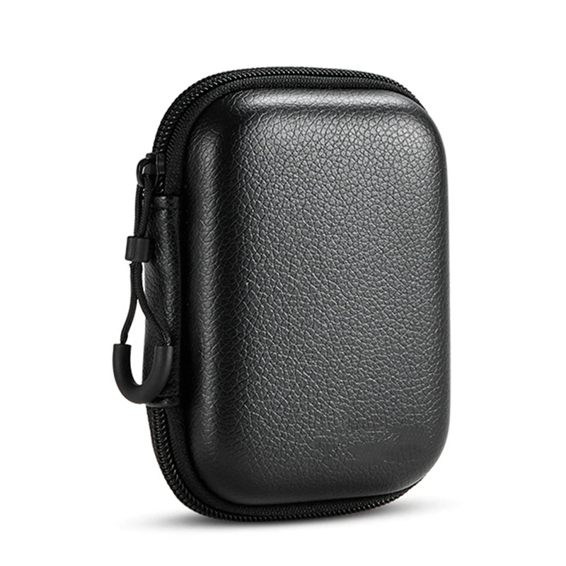 Pebbled Portable Mini Hard Shell Digital Gadgets Storage Bag Earphone Charger Case Plug Data Cable U Disk Organizer