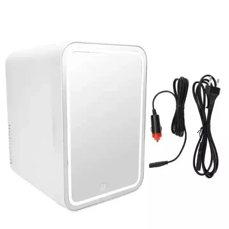 

Brand New Smart Table With Led Mirror Fridge Refrigerator 8l 10l Small Fridge Mini Smart Touch Table With Refrigerators And Free