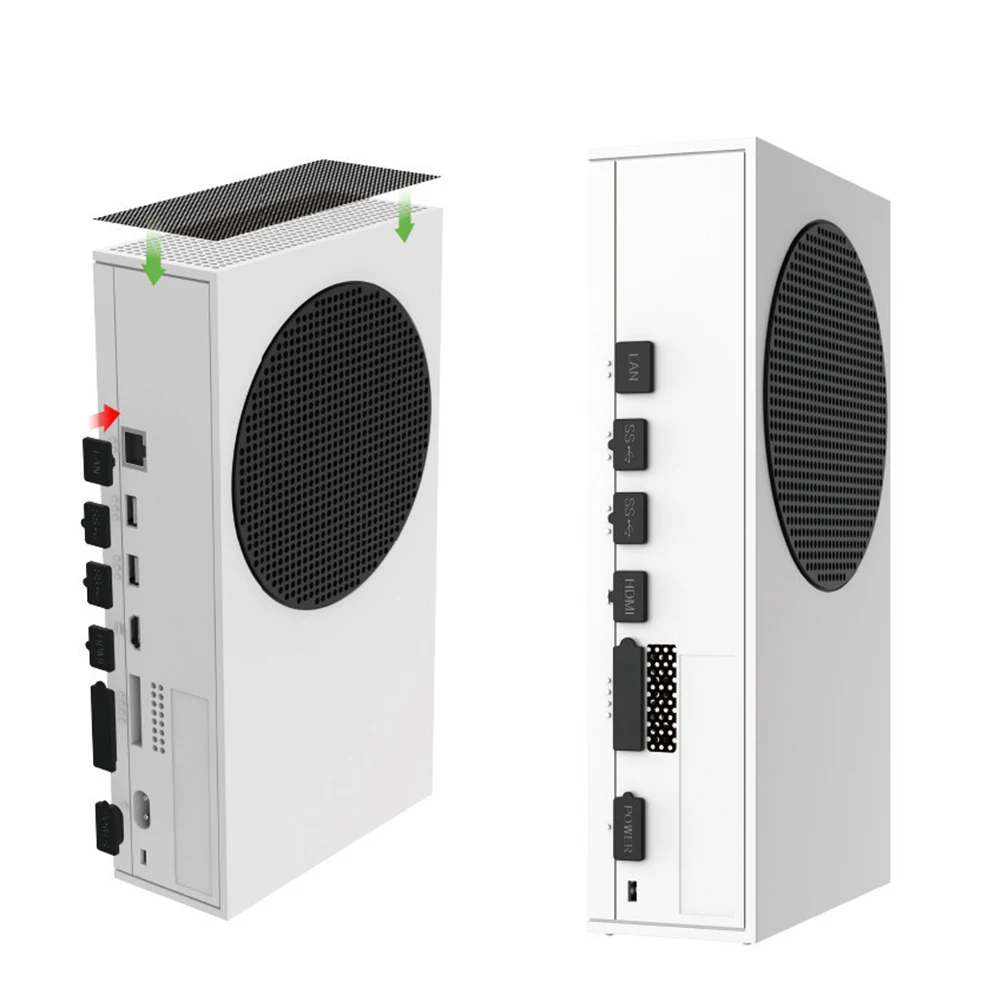 11 шт., комплекты пылезащитных чехлов для игровой консоли, замена для Xbox Series S, пылезащитный чехол для игрового хоста, защитный чехол