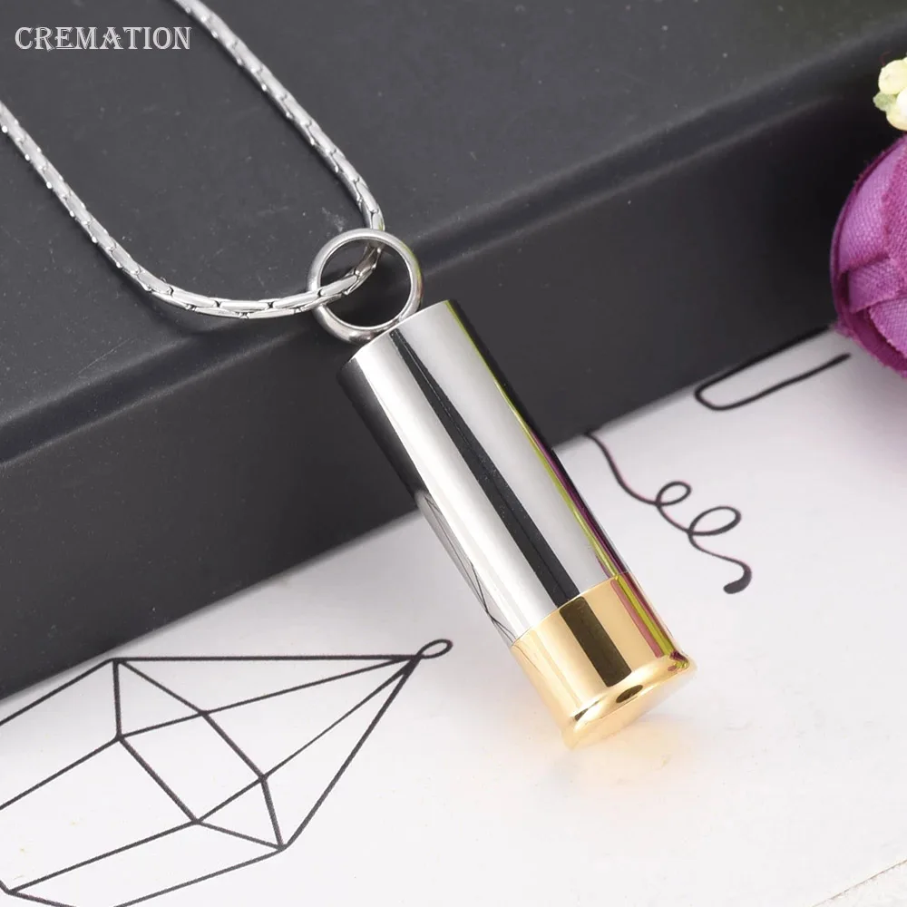 

Free Engrave Cylinder Locket Memorial Pendant Stainless Steel Pet Human Ashes Keepsake Cremation Jewelry Urn Necklace