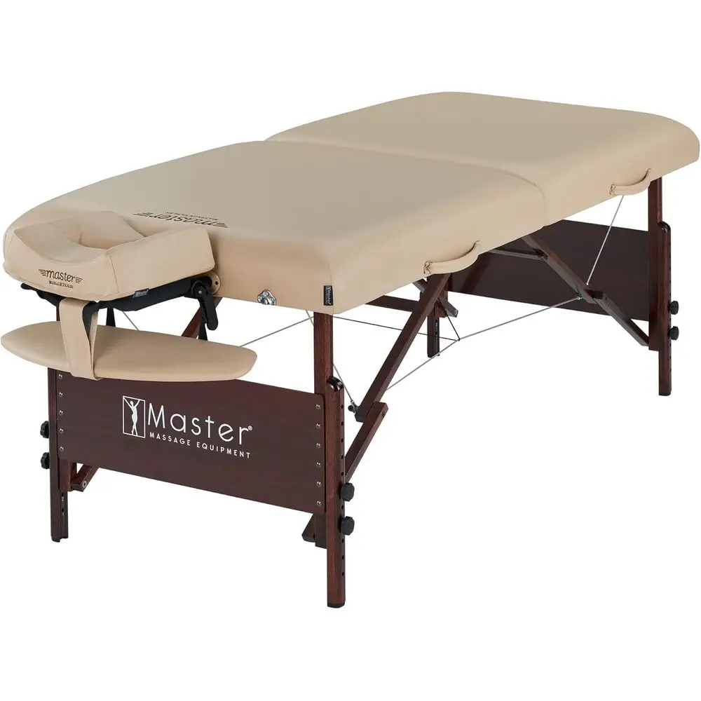

Master Massage Del Ray Pro 30" Portable Massage Table (30" W x 84" L), 750 lbs. Capacity, 3" Cushioning