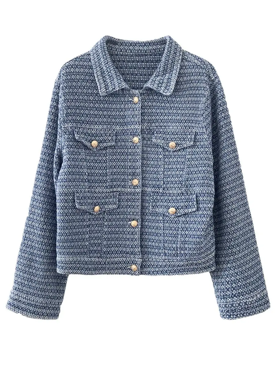 2025 spring and autumn new high-end fried street  wind tooling short jacket women's fashion denim jacket ins tide