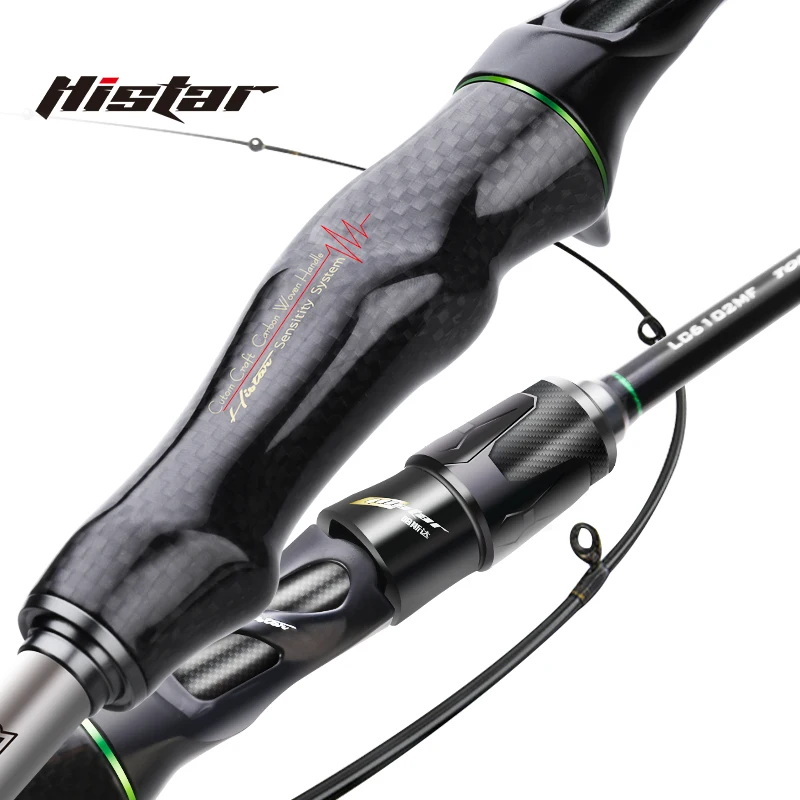 Histar 1.95m V587 giapponese Toray Crossline C Tape Fuji Guide Ring High Carbon Fast Action Spinning e Casting Bass Fishing Rod