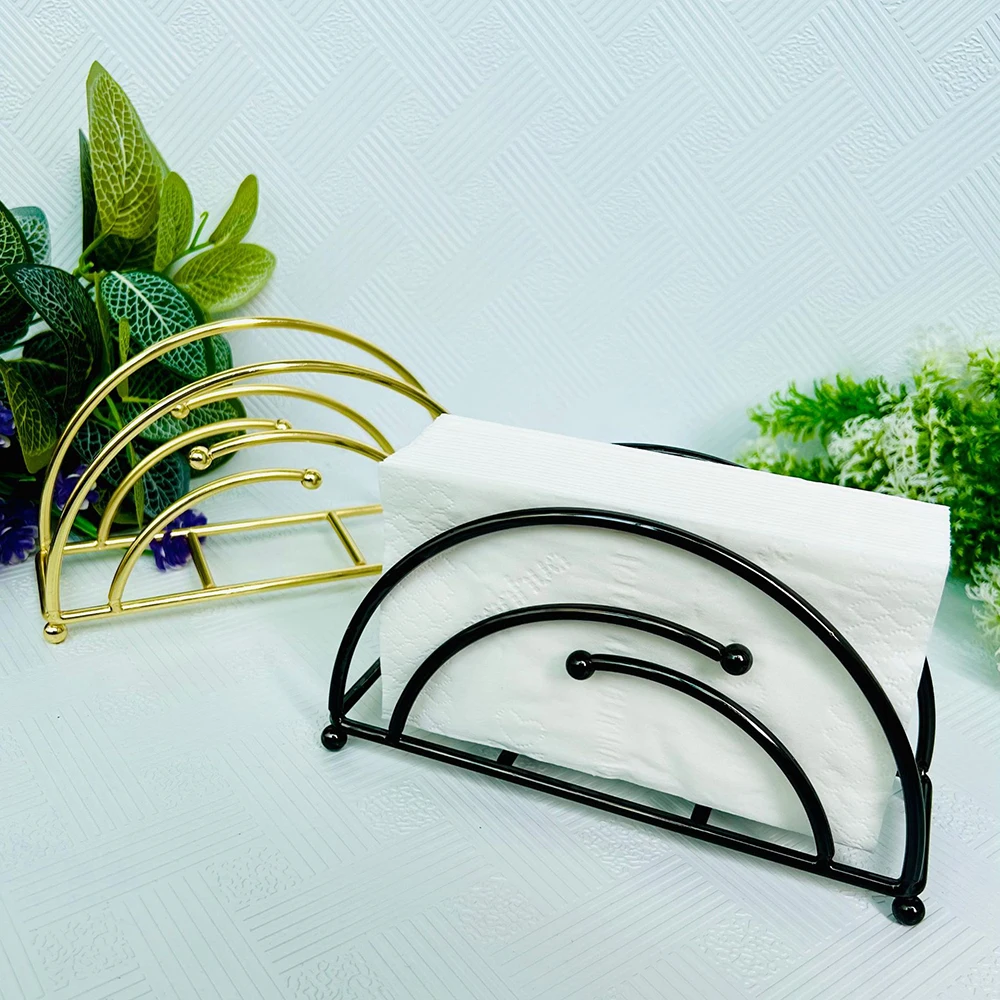 Iron Vertical Paper Towel Rack Table Napkin Holder For Hotel Restaurant Coffee Shop Napkin Clip Rack Box Serviette Holder Tissue