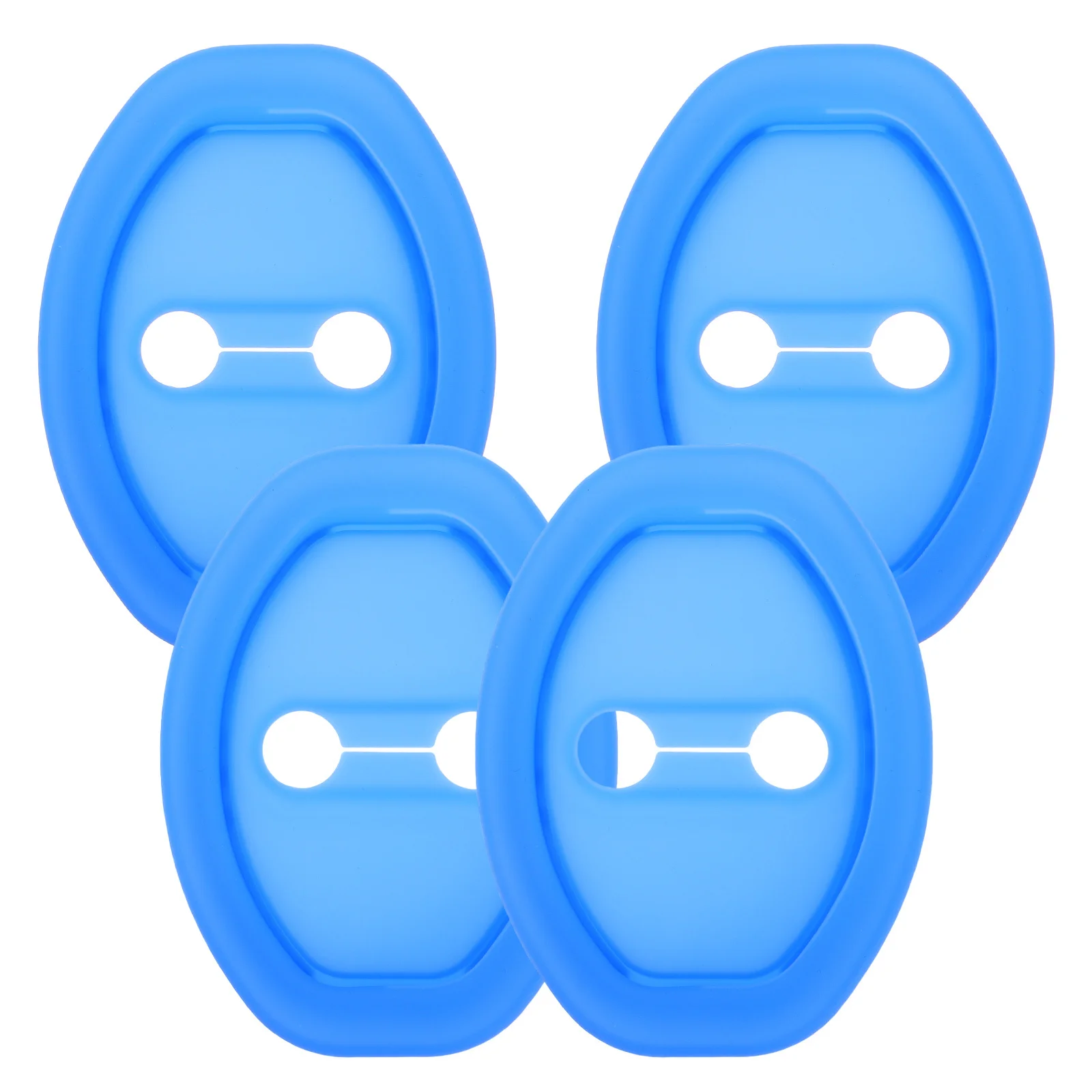 

4Pcs Car Door Lock Protective Silicone Covers Thickened Shock Absorption Pads Universal Car Door Latch Noise Reducers