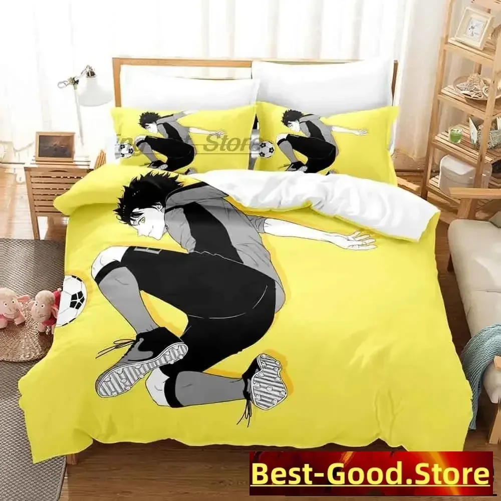 New 3D Printed Anime BLUE LOCK Bachira Bedding Set Single Twin Full Queen King Size Bed Set Adult Kid Bedroom Duvet Cover Sets