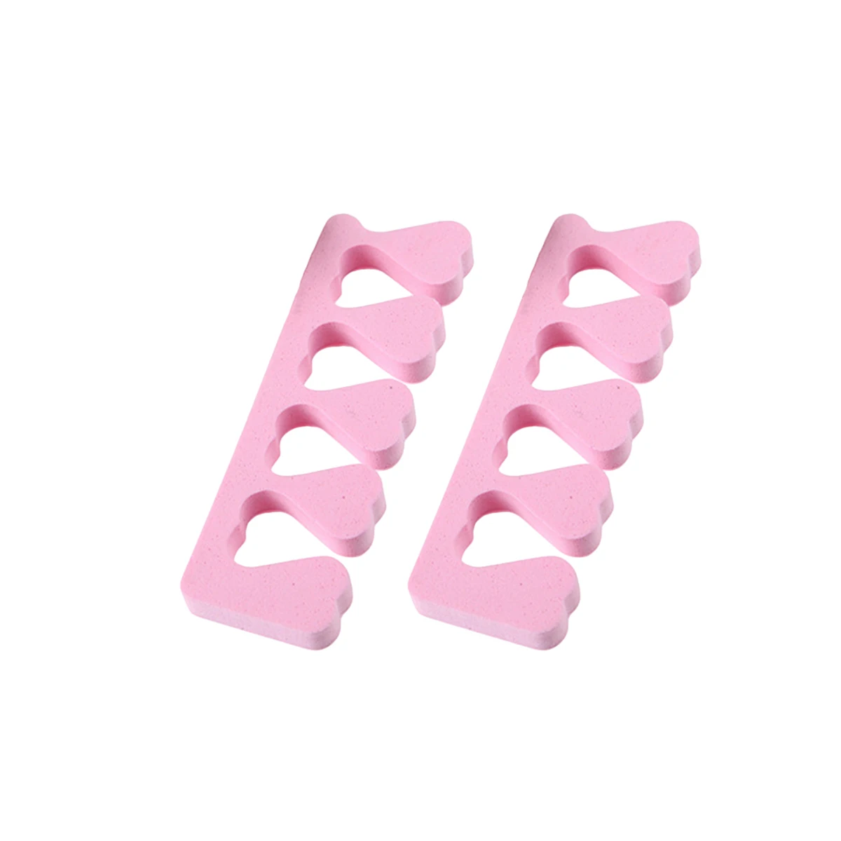 

2pcs Toe Separators Nail Spacers Pedicure Tools Finger Splitter Soft EVA Foam Pink Comfortable Easy Manicure Nail Fingers