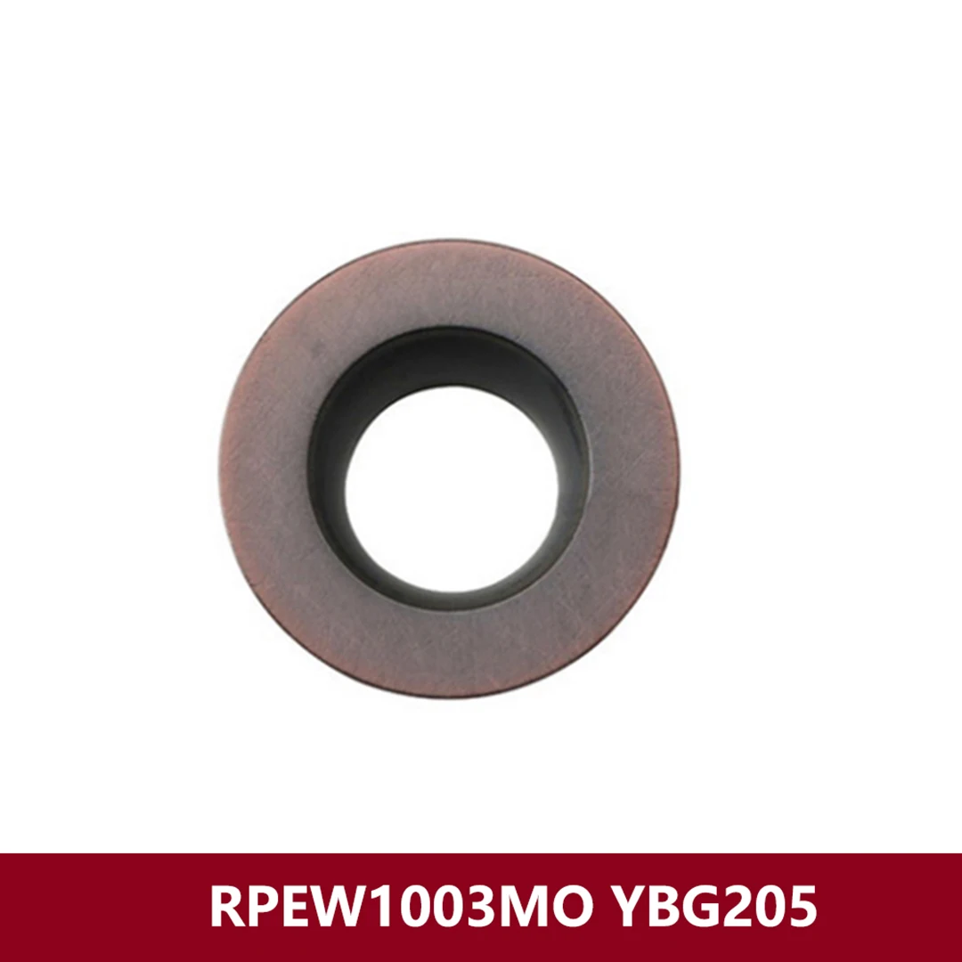 Original RPEW1003MO RPMW1003MO YBG205 Round Carbide Inserts CNC RPEW RPMW 1003 MO CNC Tools Holder Blades Toolholder 10pcs/box