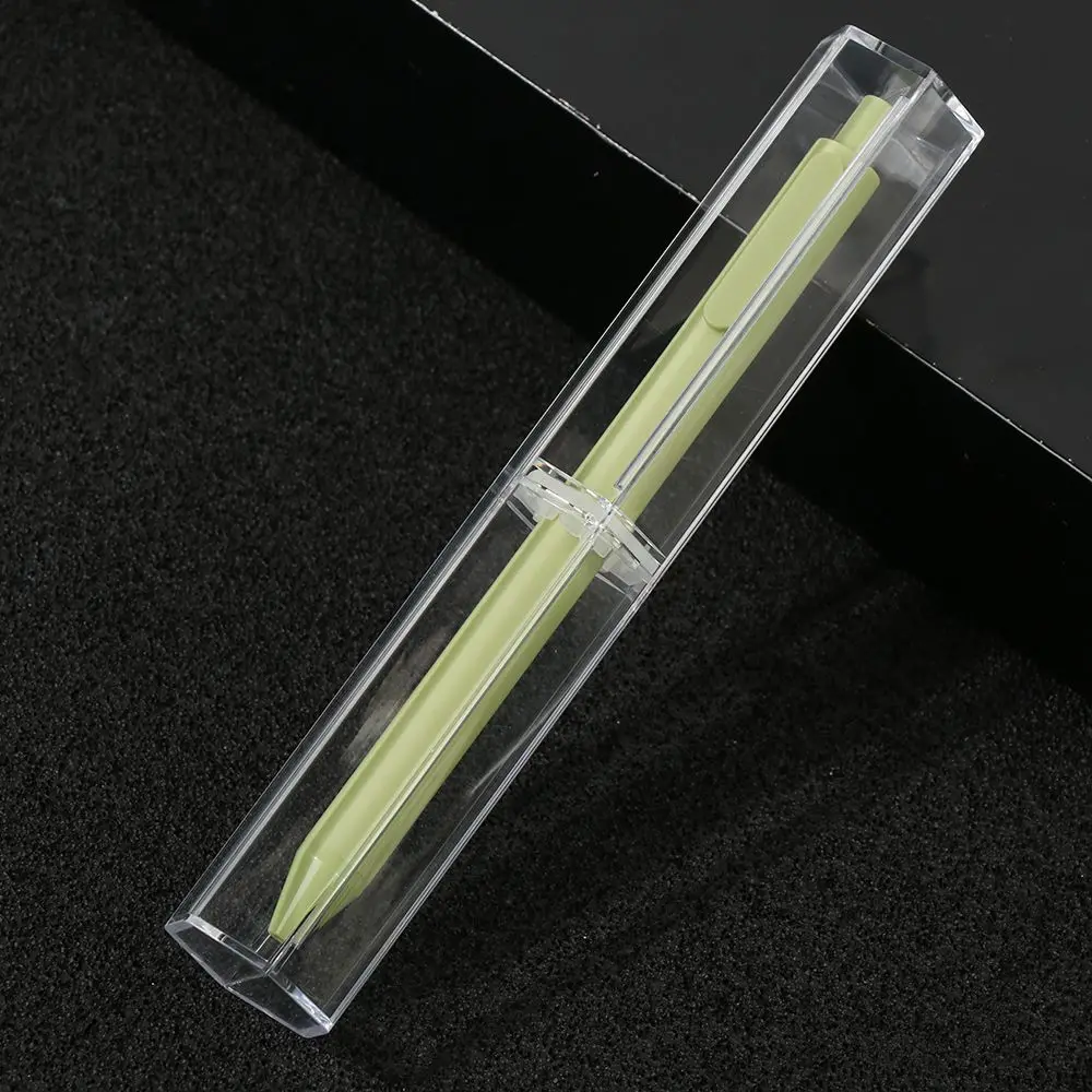 Plastic Solid Color Polygon Pen Storage Case Pen Box Office Supplies School