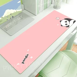 Pink Mouse Pads Cute Panda Table Mats Computer Mousepad Company Big Desk Pad 100x50cm Large Gamer Mousepads Kawaii Mouse Mat