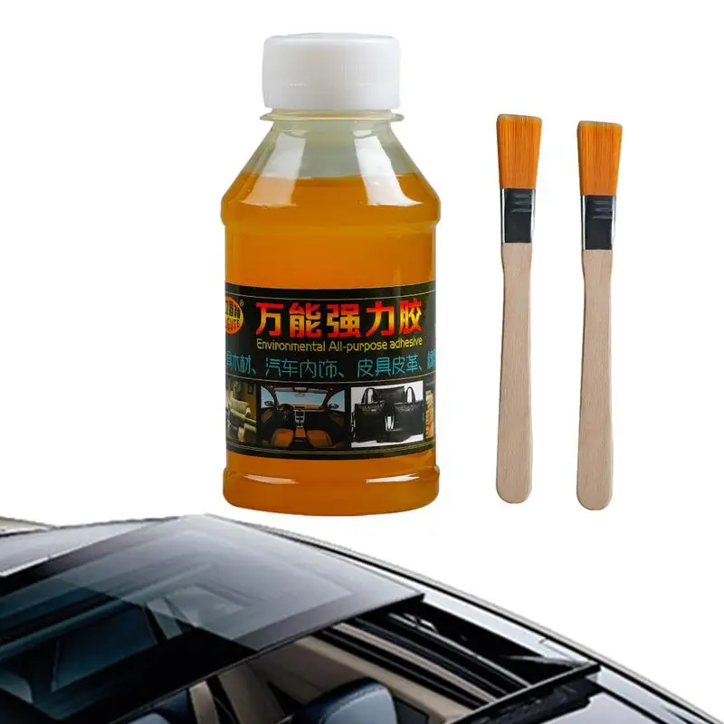 

100ml Fast Dry Glue Liquid Car Roof Liner Repair Glue Fabric Leather Polyester Doll Repairing Portable Strong Adhesion