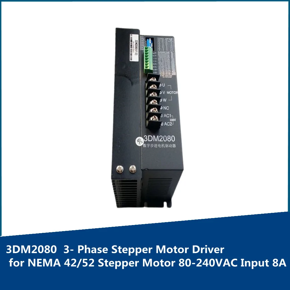 3- Phase Stepper Motor Driver for NEMA 42/52 Stepper Motor 80-240VAC Input 8A 3DM2080