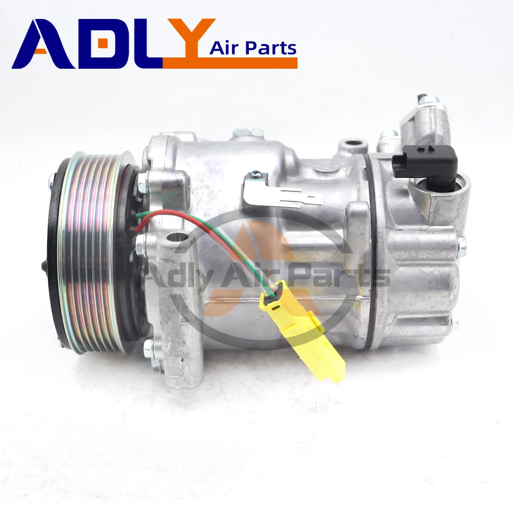 

6453ZT 6453ZE 6453ZS 648754 648755 9684141780 9671451380 Компрессор переменного тока для кондиционера для PEUGEOT 407 308 5008 CITROEN C5