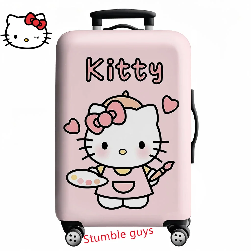 Capa de mala Demon Hunters Kpop para bagagem de 18 a 32 polegadas protetor de viagem macio