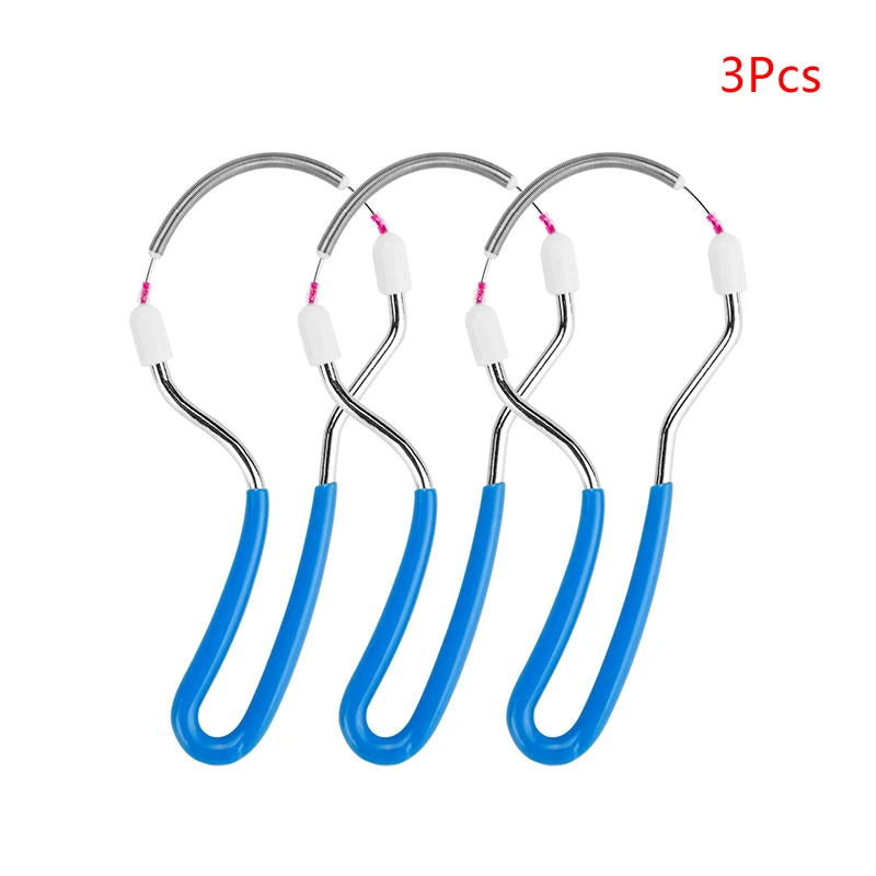 3pcs Face Facial Epilator Hair Spring Remover Stick Removal Threading Tool