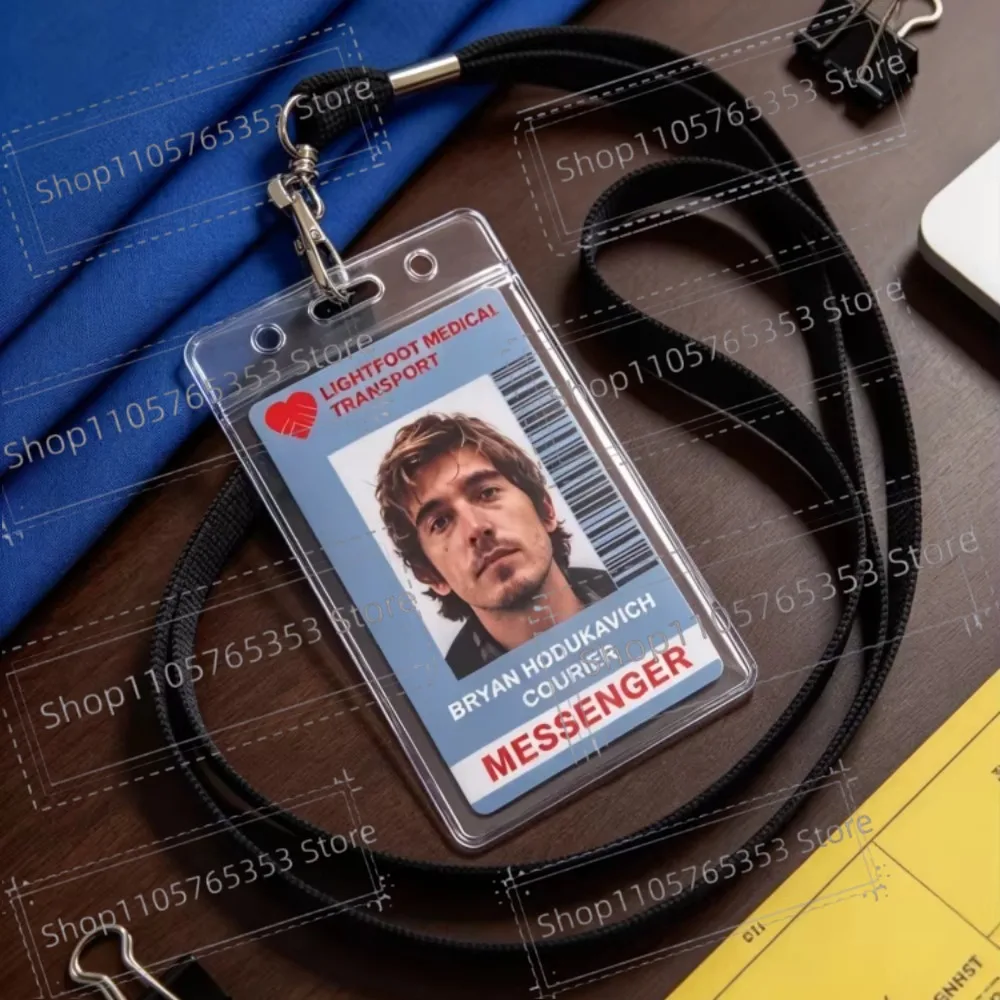2026 ResIdent Bryan HoDukavich Evil ID Card Badge,Lightfoot Medical Transport Cosplay ID Badge,Halloween Cosplay Costume Prop