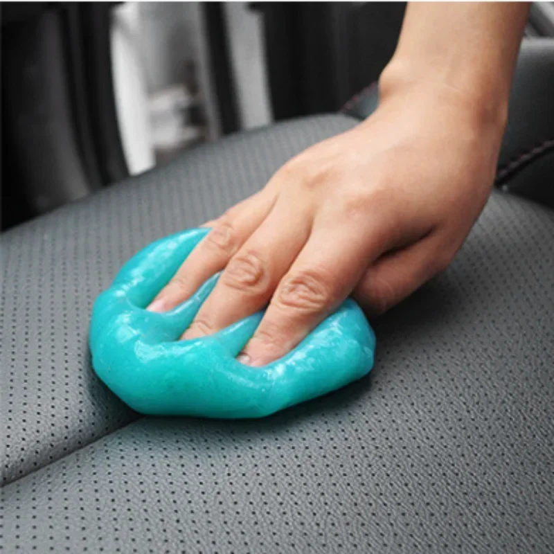 Gel de limpieza para Interior de coche, limpiador de masilla para teclado y cuaderno, geles reutilizables, limpieza mágica, 1/2 piezas