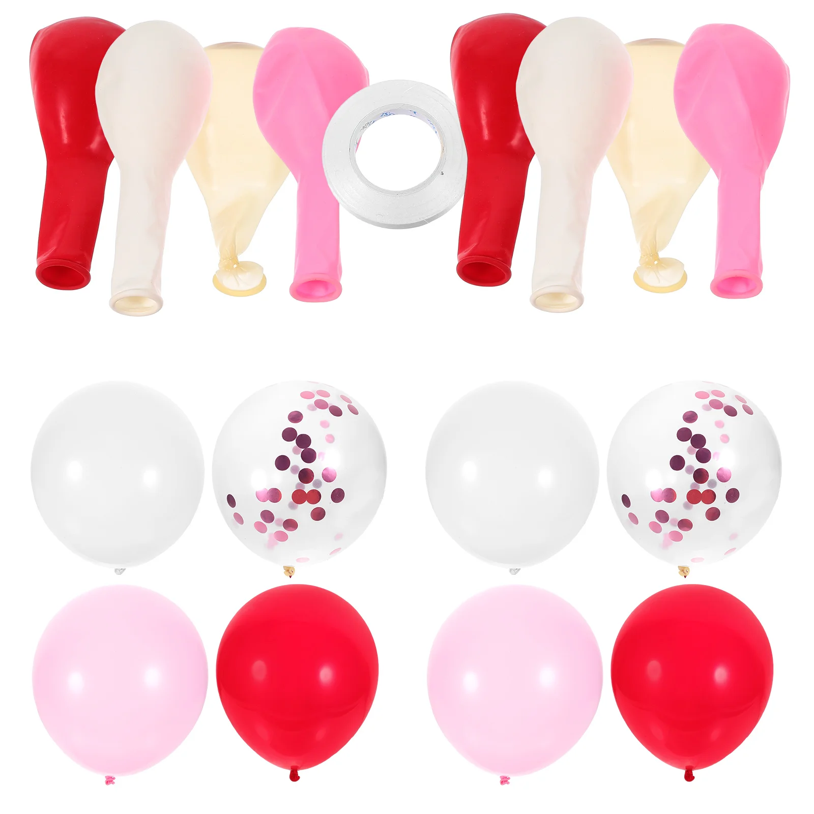 40 Pcs Balloon Suit Party Balloons Pastel Garland Valentine Decorations Valentines Day Set