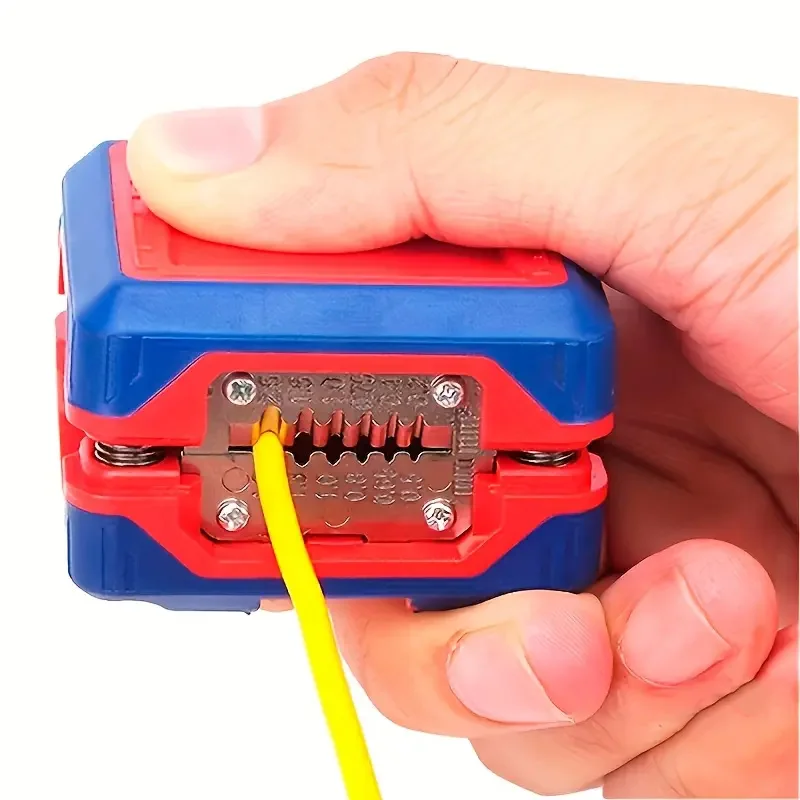 Automatischer Drahtabisolierer 0.2-16mm² - Einstellbarer Kabelschneider für Elektro-/Netzwerkwerkzeuge, Kabelcrimpzange, Kabelverbindungswerkzeuge, Reparatur von Kabeln – Detail 3